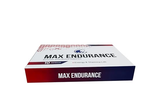 Max Endurance, Energizing Vitality, Strength and Stamina Supplement (10 Count Capsules)