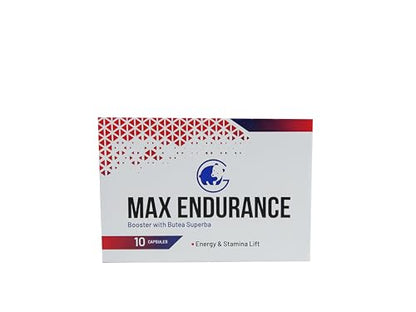 Max Endurance, Energizing Vitality, Strength and Stamina Supplement (10 Count Capsules)